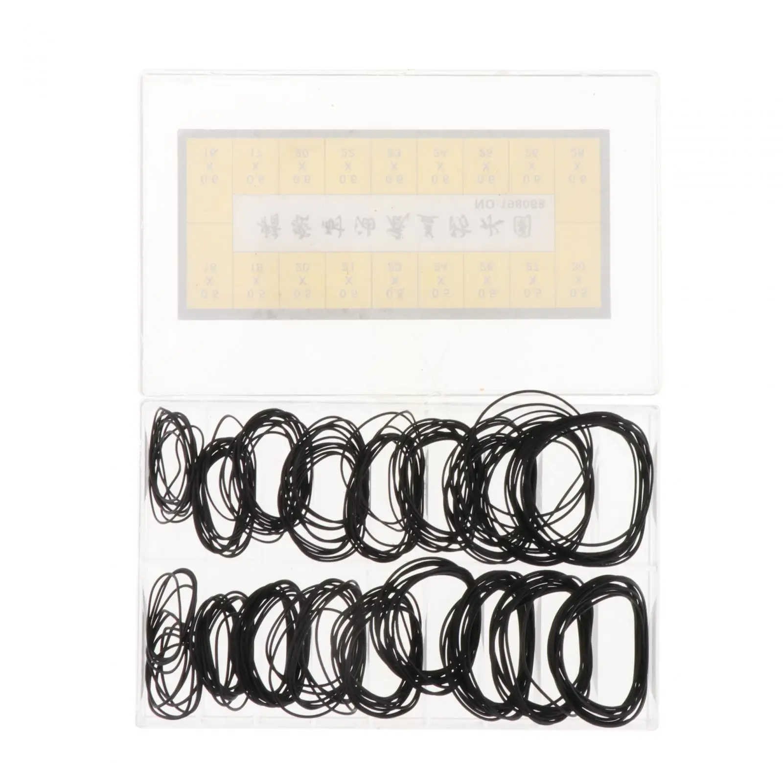 Rubber O Ring Seal Variety Kit Watch Parts Waterproof Spacer Washer for Watch Repair Maintenance