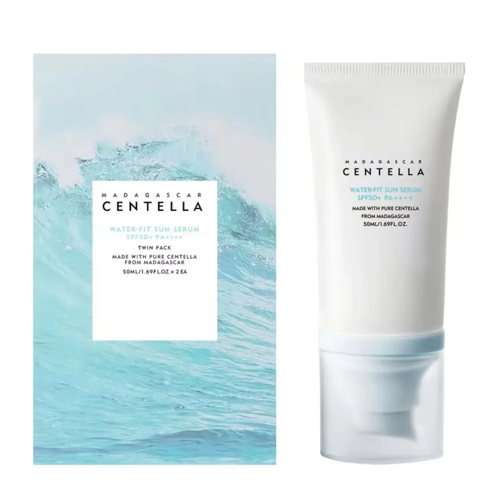 50+ Facial Sunscreen Centella Protector Solar Sunblock Skin Calming Repair SensitiveSkin Non-greasy Beauty Lightweight Sunscreen