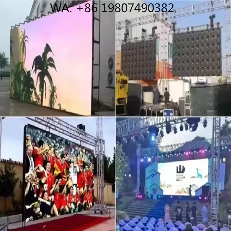 

P2.604 High Resolution Waterproof LED Video Display Full Color Outdoor Advertising Screen