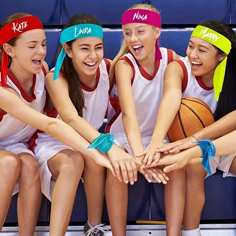 Schnell trocknendes, atmungsaktives Sport-Stirnband für Männer und Frauen, schweißabsorbierendes Haargummi im Piraten-Stil mit verstellbarem Riemen für den Tennislauf – Detail 9