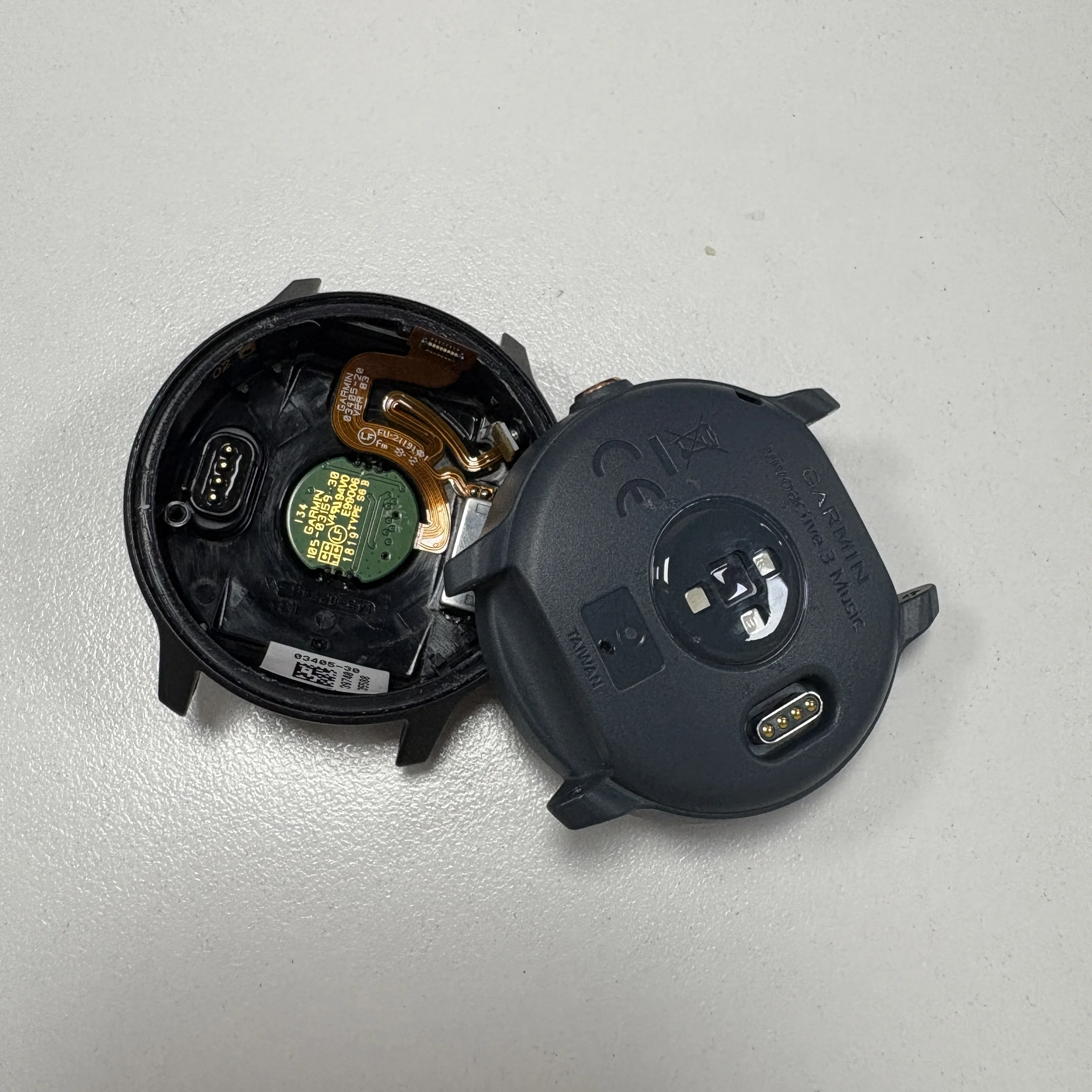 Cover posteriore per Garmin Vivoactive 3 Music senza batteria Custodia posteriore Vivoactive 3M Garmin Parte di riparazione