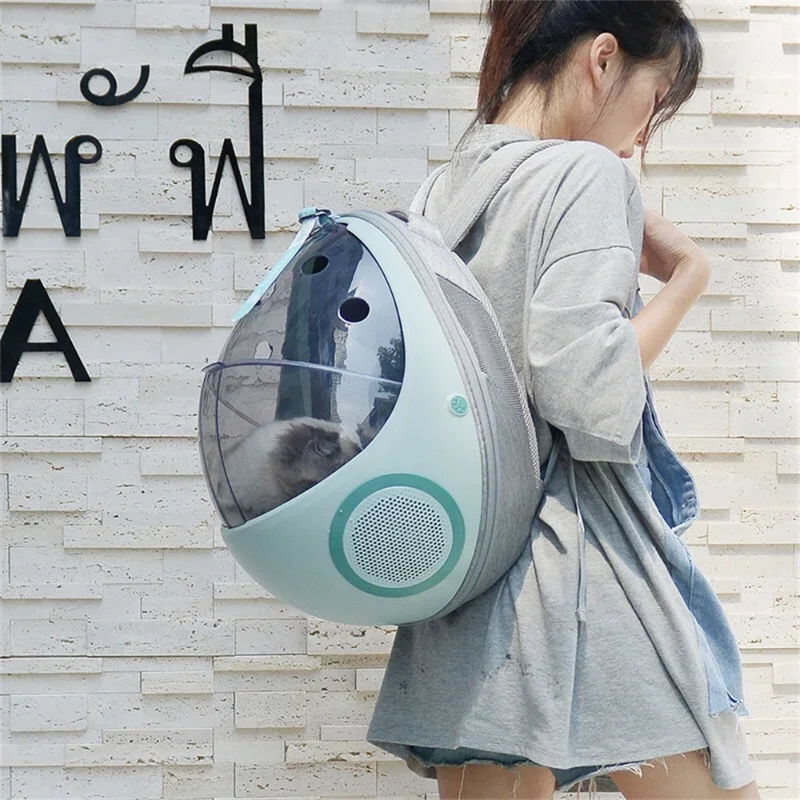 

House Pet Dog Backpack Portable Outdoor cat and dog Tote Bag Travel Suitcase Pet Travel Transparent case