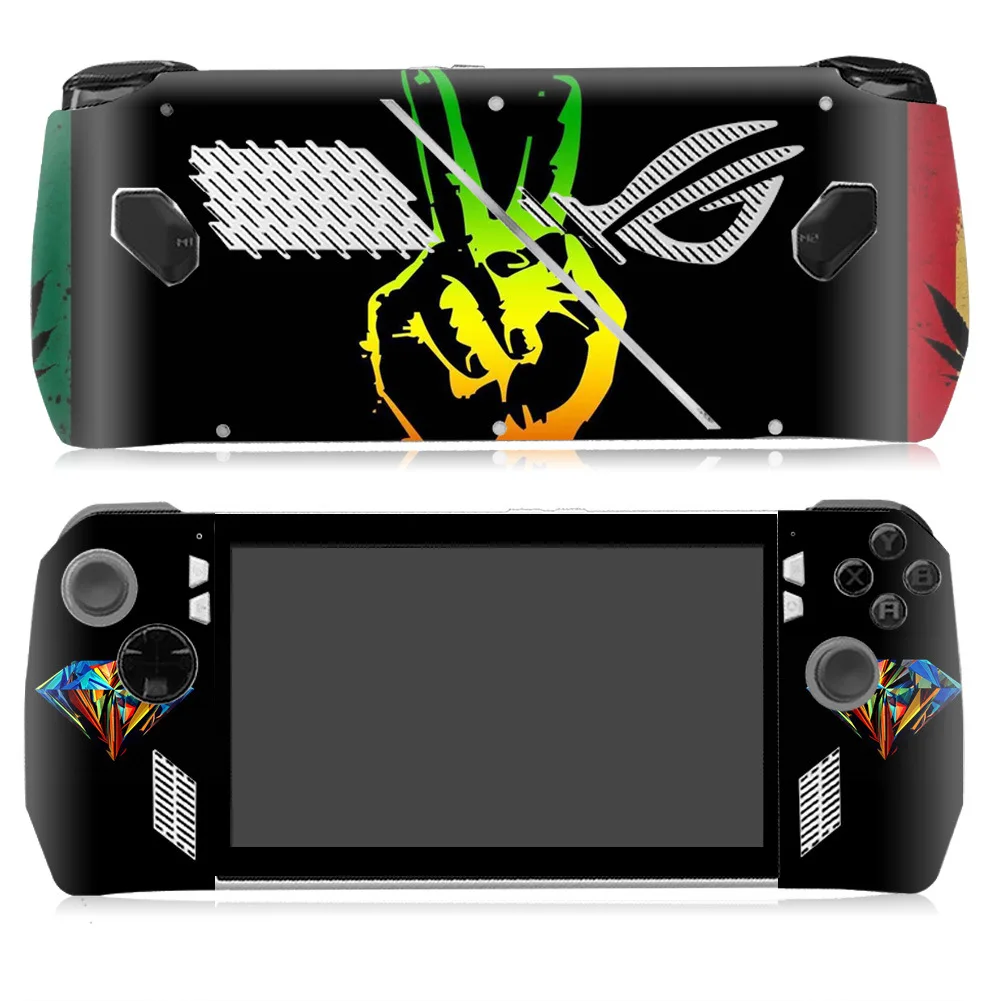 

Stickers Cover Case for Asus Rog Ally Console Full Set Protective Skin Decal for Rog Ally Handheld Gaming Protector Accessories
