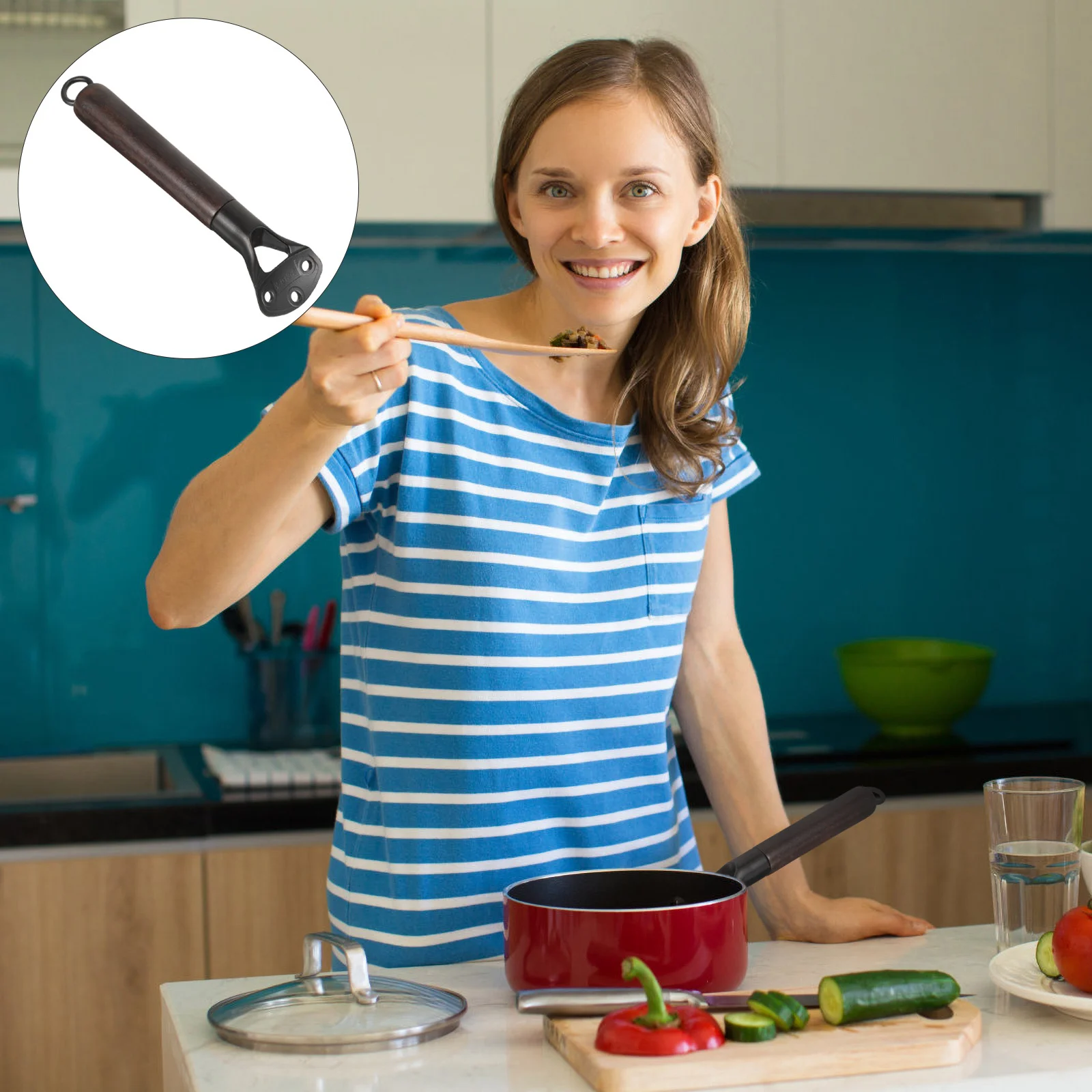 Универсальная ручка для кастрюль, съемная, термостойкая