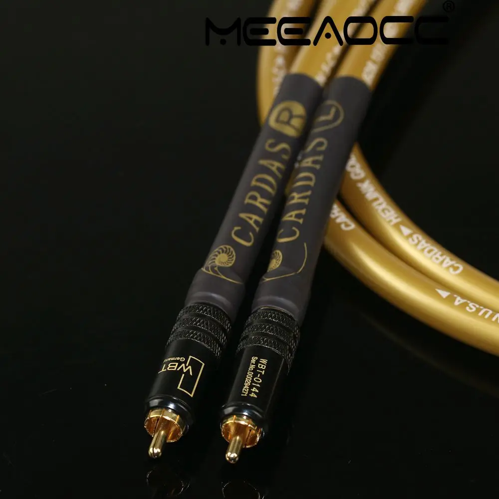 Para hi-fi CARDAS GOLDEN 5-C Golden Ratio RCA podłącza się z męskiego na męskie kabla audio