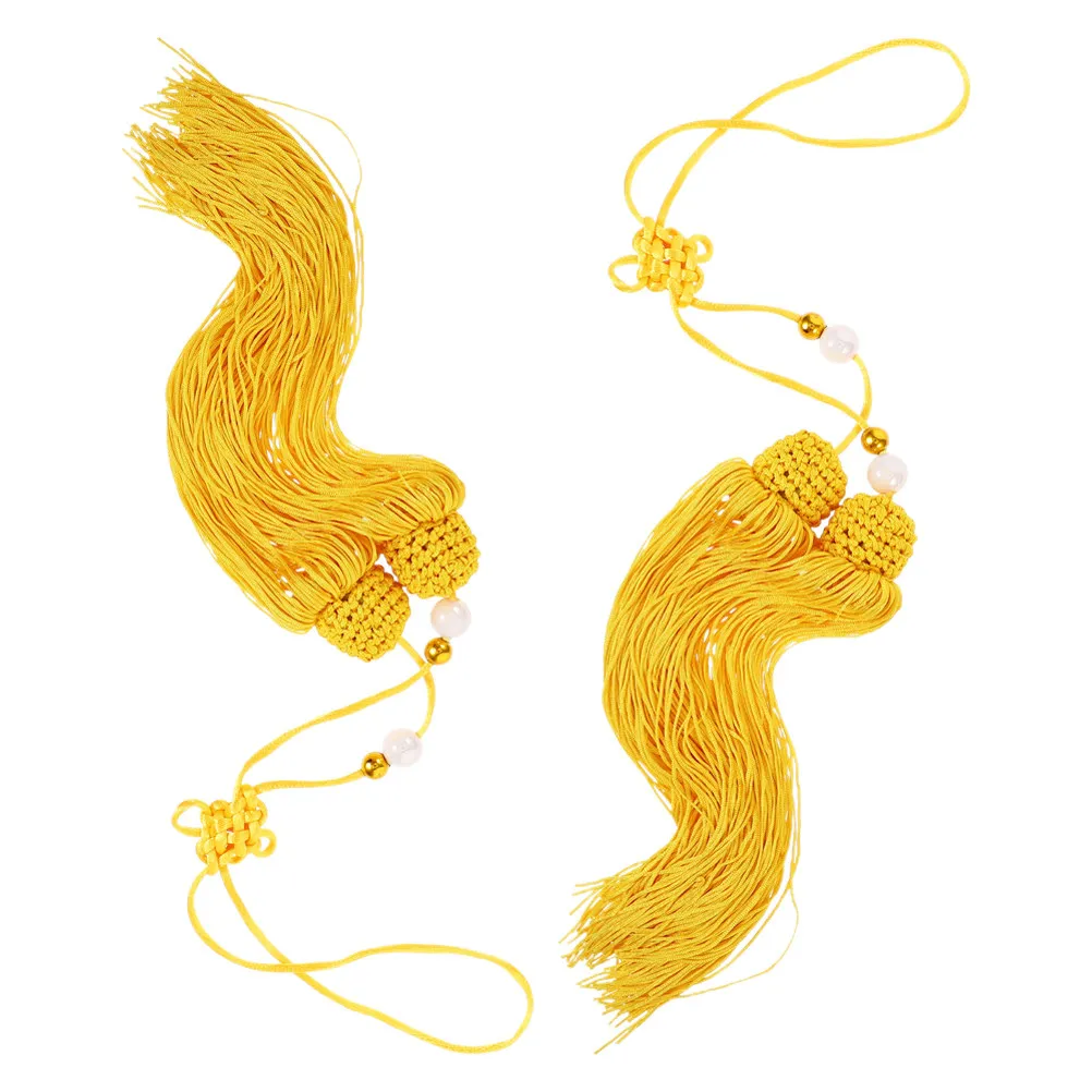 2Pcs High Quality Chinese Knot Tassel for Scabbard Sleeves Tai Swords Light Accessories Martial Arts Enthusiasts