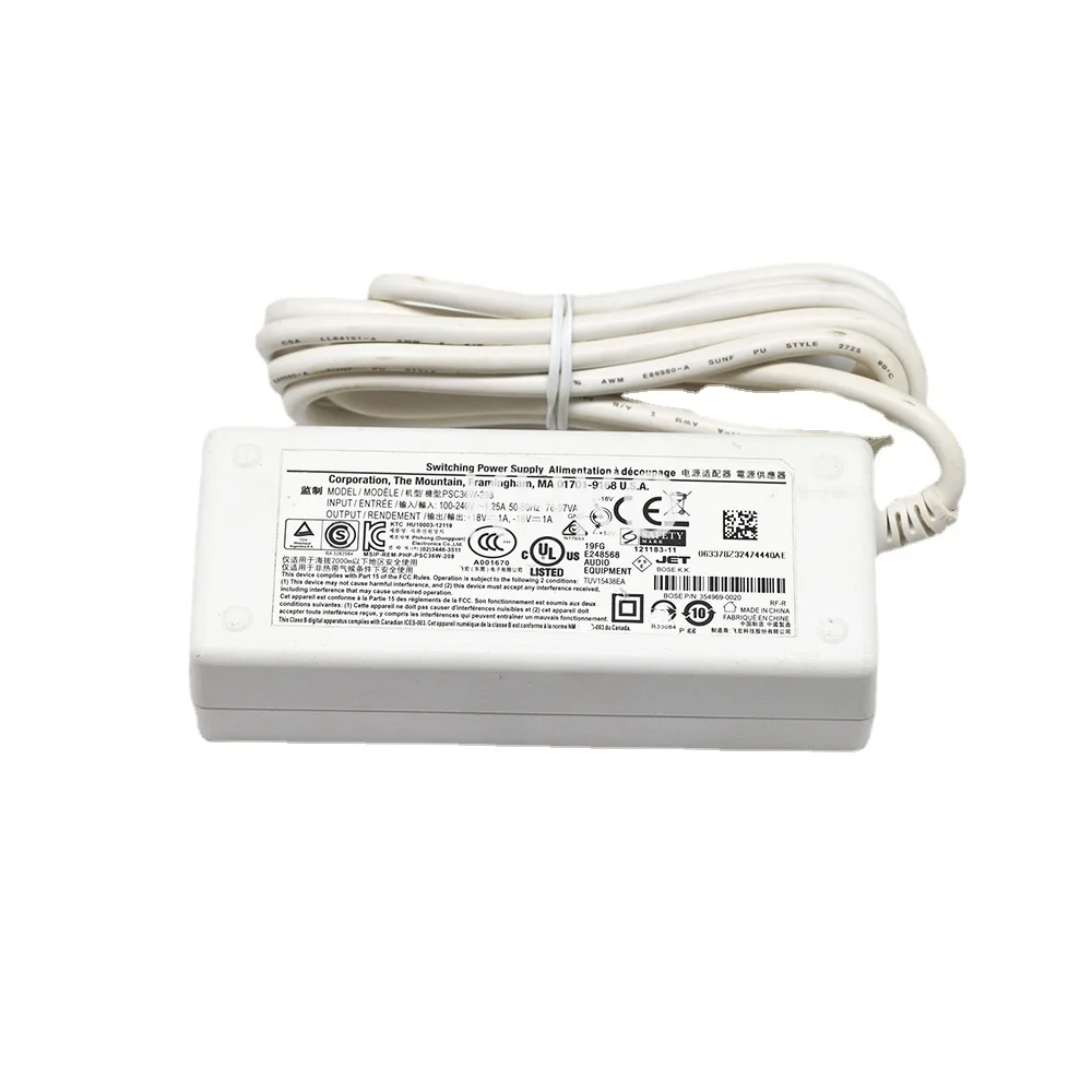 Original Power Adapter for SOUNDDOCK Ii Audio Speakers Charger 01701-9168 PSC36W-208 18V 1A Switching Power Supply