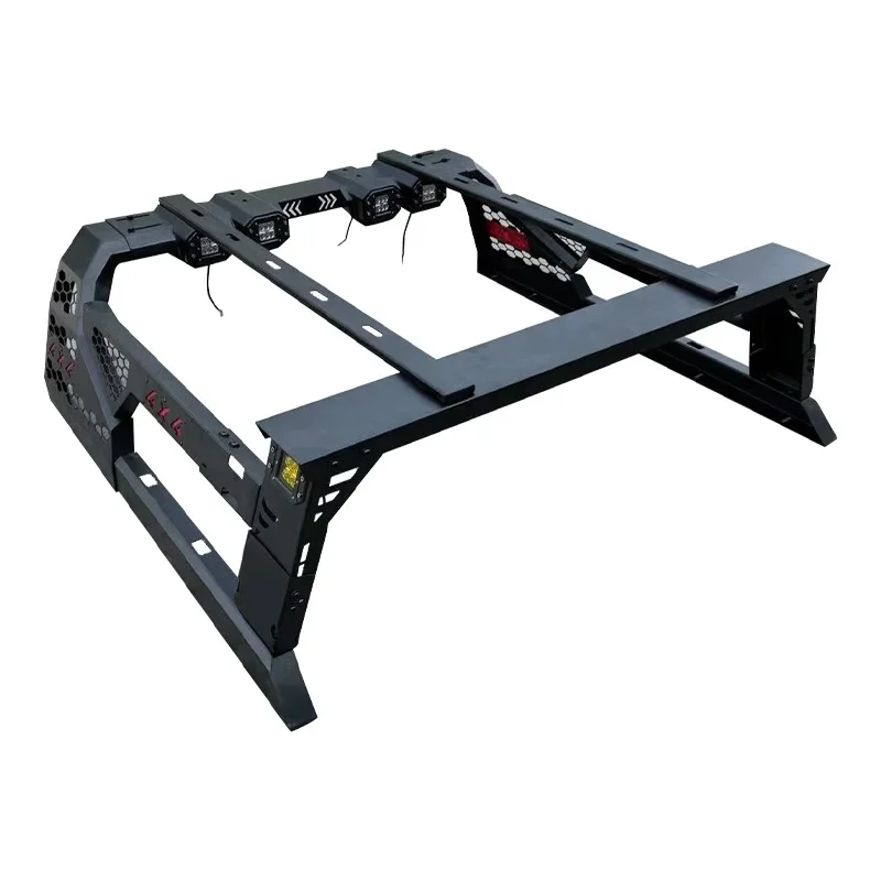 AutoParts Realm Store - Hot Selling KingUniversal Mangane Steel Roof Rack 0KG Capacity Adjustle Multi Functional Cage Truc