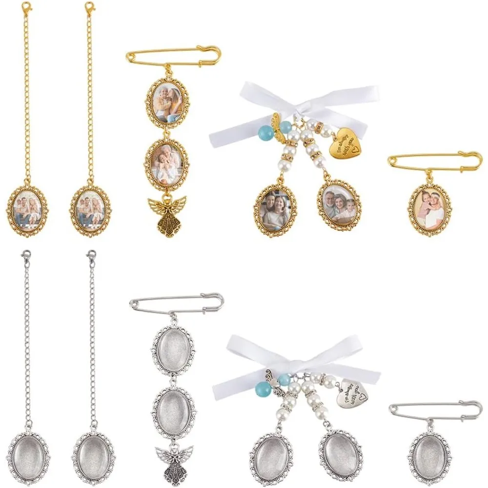 10 pcs Memorial oto Charm 8 Styels Graduation Cap oto Charm Graduation Brooch & Tassel Memorial Charms Mortarboard Decoration
