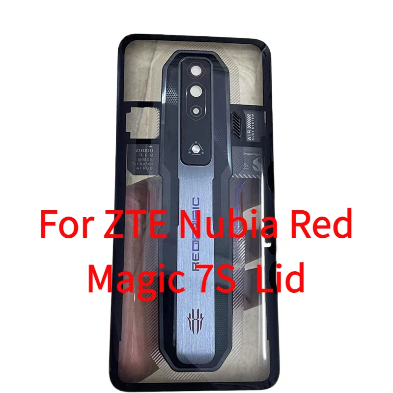 Battery Back Cover Housing For ZTE Nubia Red Magic 7S  Lid Rear Case Phone Shell Replacement