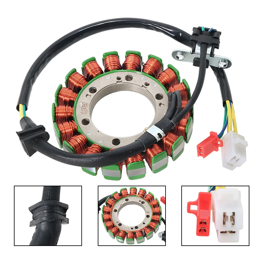 Dirt Bike Magneto Stator Coil Assembly 31120-MFB-003 Replacement For Honda XR400 MOTARD 2005-2008 Engine Charging Generator Coil