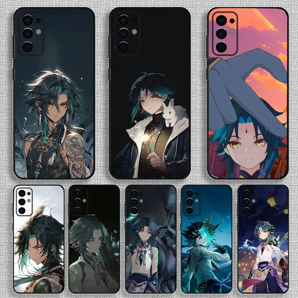 Xiao Game G-Genshin Phone Case For Samsung S24,S21,S22,S23,S30,Ultra,S20,Plus,Fe,Lite,Note,10,9,5G Black Soft Cover