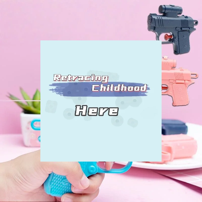 

2Pcs Trick Double Sided Water Pistol Toys Creative Reverse Water Pistol Toy Children's Funny Mini Water Play Toy For Kid-TOY