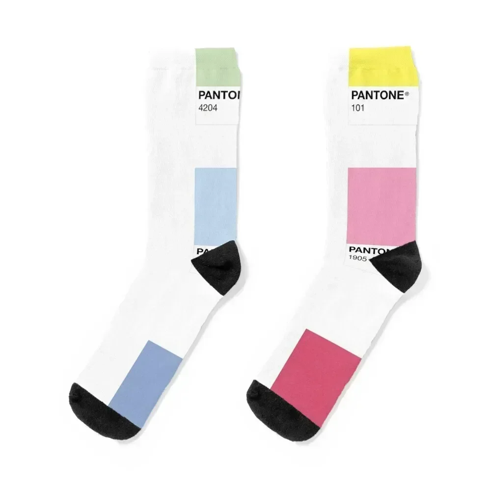 

pantone color chips Socks sports stockings Non-slip designer Women Socks Men's Running warm winter compression Woman Socks Men's
