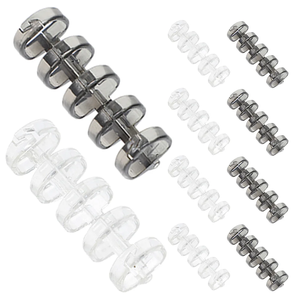 

20Pcs Plastic Binder Rings Detachable for Loose Leaf Binder Rings Scrapbook Book Clips Index Cards DIY Albums Classroom