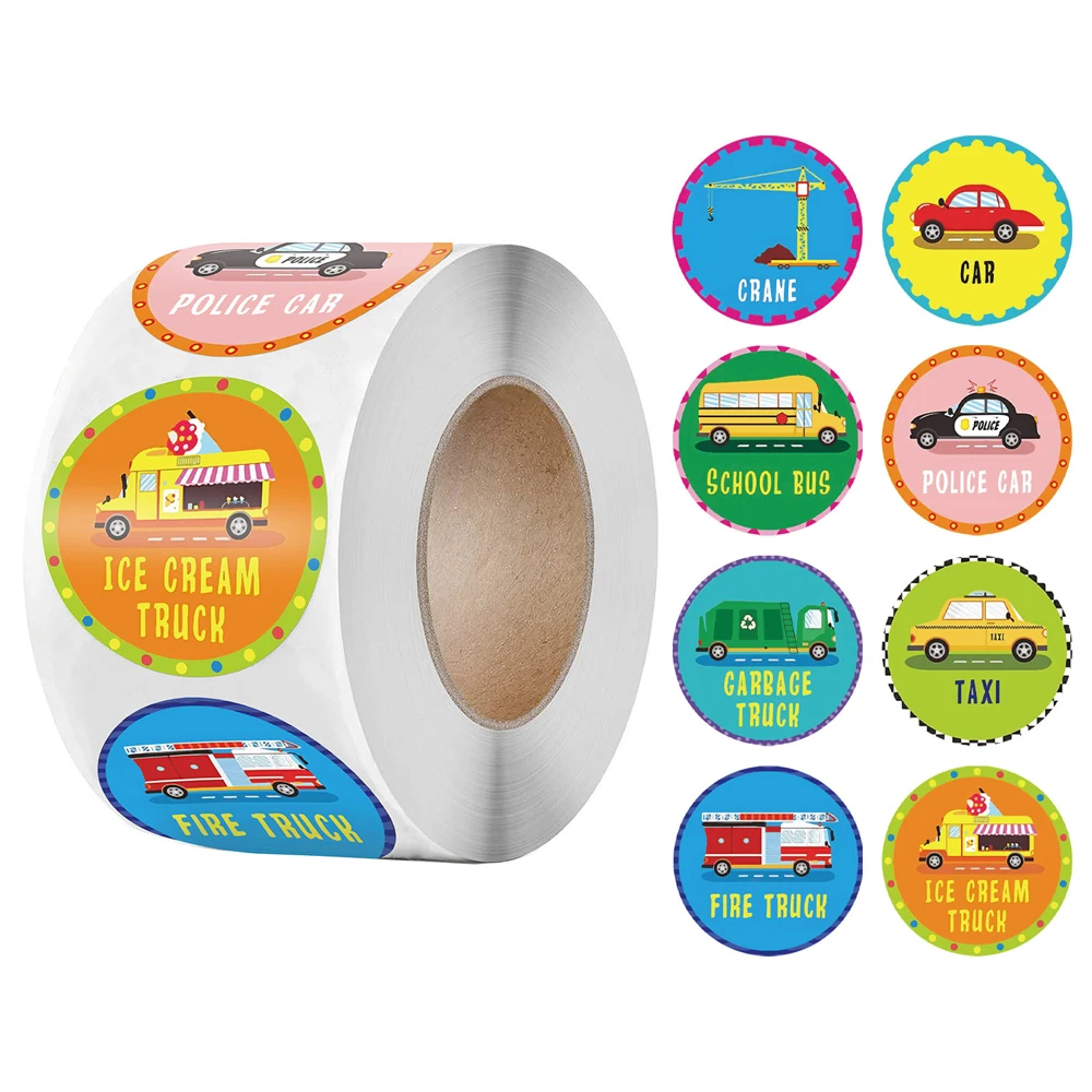 50-500pcs Cartoon Words Stickers 1 Inch Reward Sticker For Teacher Encouragement Children Face Label Stickers For Reward Kids