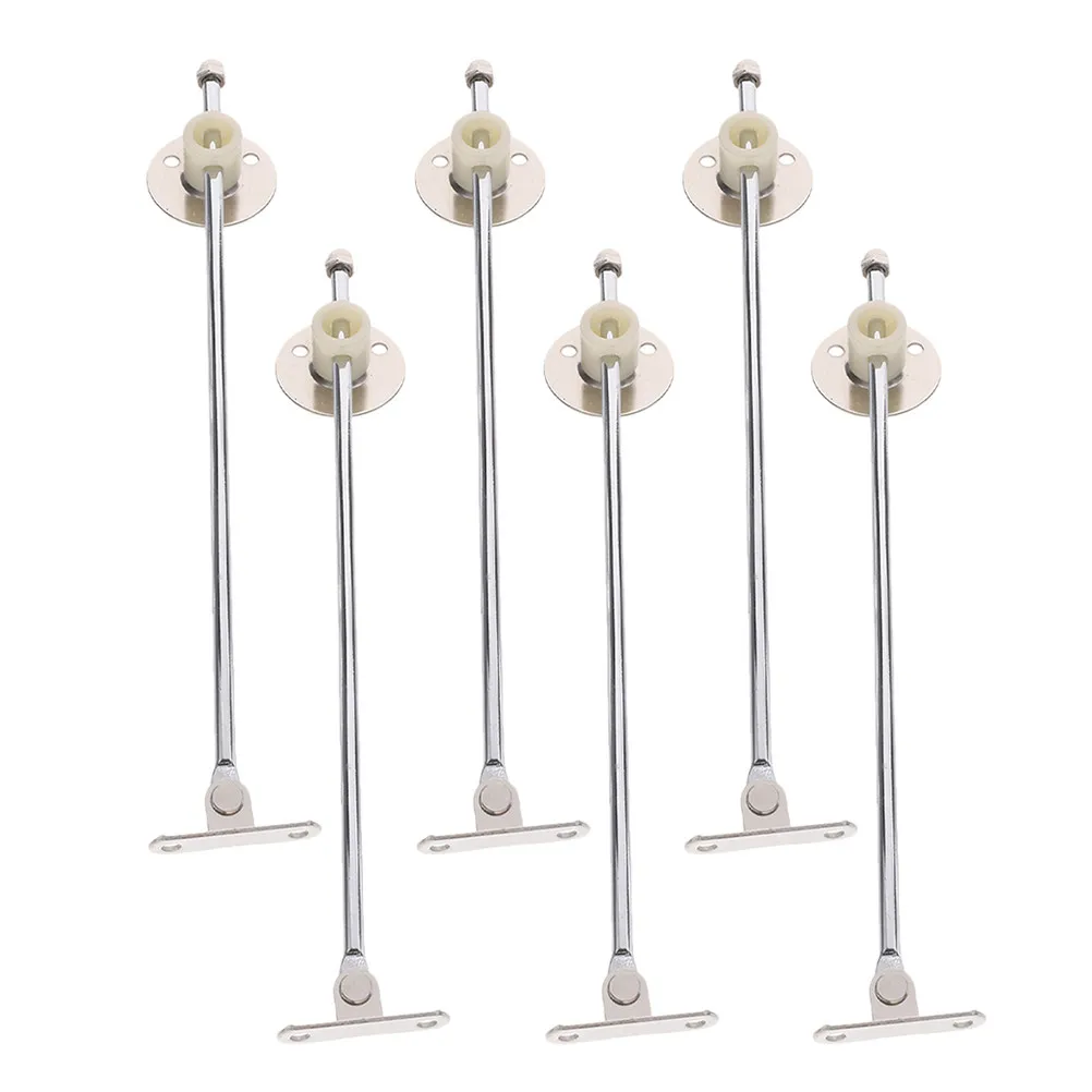 

6 шт. железных опорных петель для шкафов, соединители для дверей шкафов, запасные части, сверхмощная мебельная фурнитура