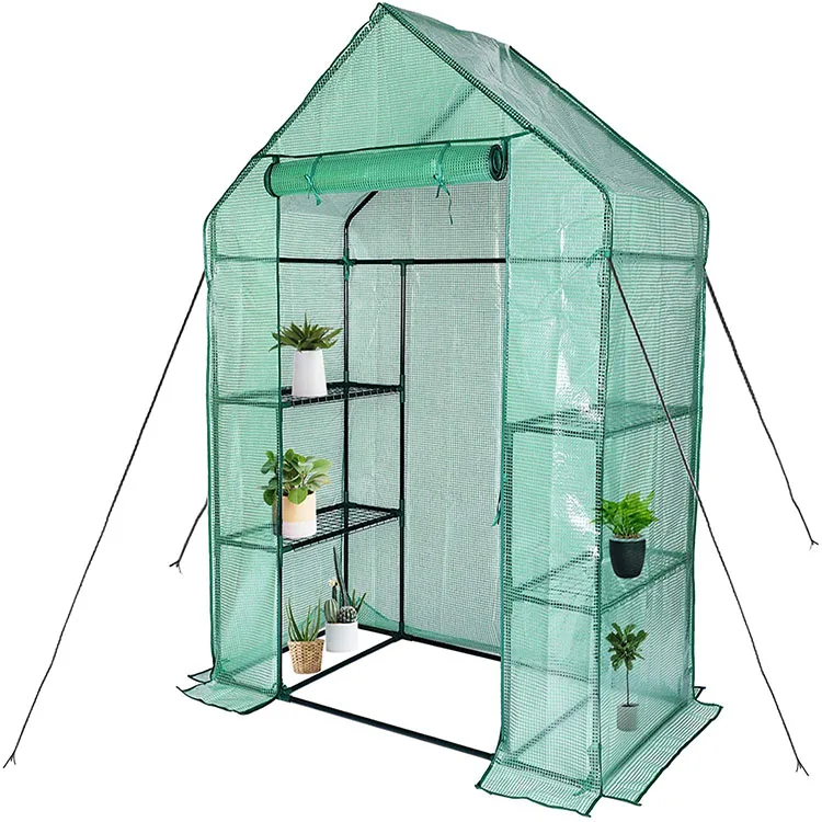 

PE portable greenhouse all season indoor outdoor mini home seedling nursery greenroom winterized plant gardening greenhouses