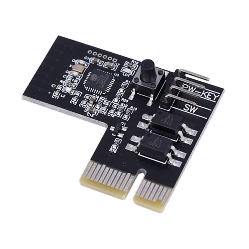 New Computer Remote Switch Wifi Smart PC Start Starting Up Card Startup Card Work with Sinilink Smart Home for Arduino, A