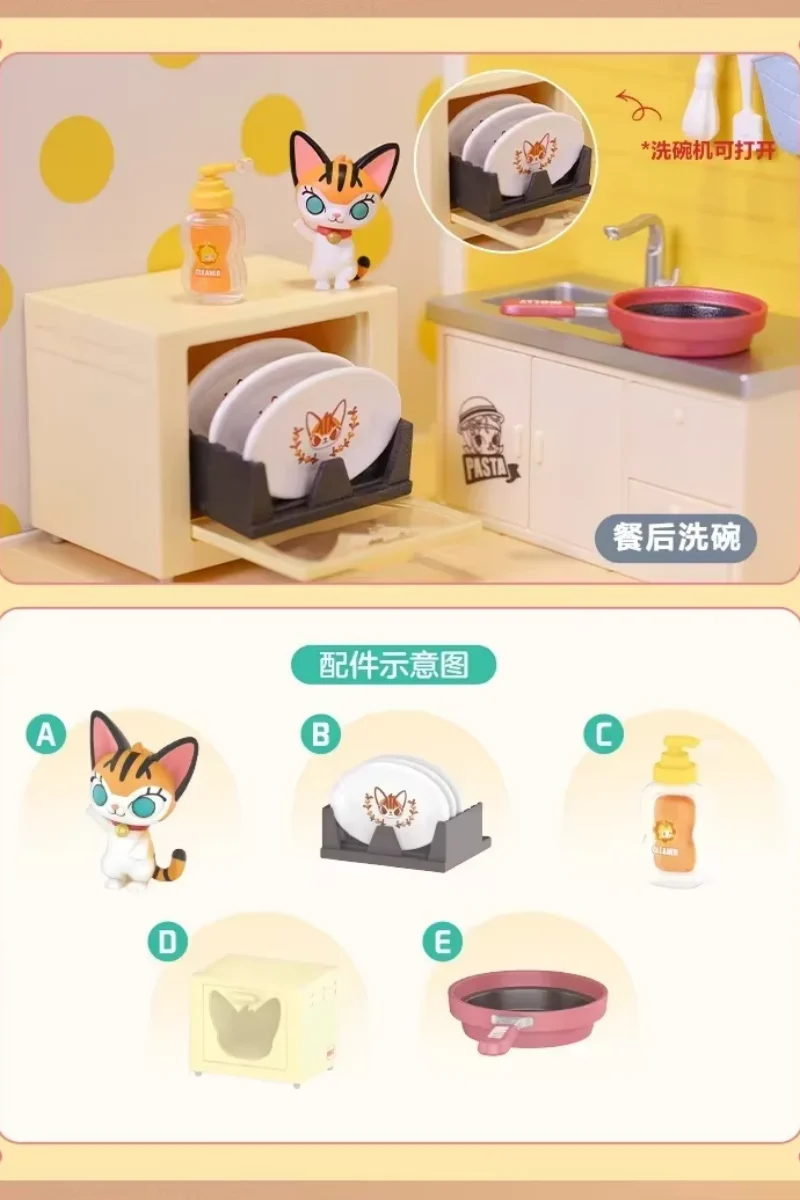 

100% Pop Mart Molly Cooking Series слепая коробка, сумка для догадок, загадочная коробка, игрушки, кукла, милая аниме-фигурка, настольные украшения, подарочная коллекция