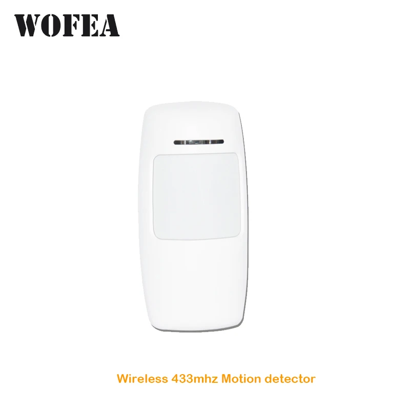 Wireless PIR Infrared Sensor Motion Detector 433MHZ EV1527 Power By 2pcs AA Battery To Work With Home Security WIFI GSM Alarm