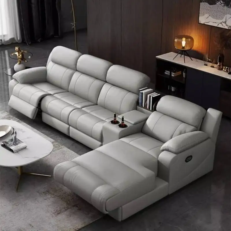 

Gray Armrest Electric Recliner Sofas Cheap Chair Luxury Nordic Living Room Sofas Modern Quality Divano Soggiorno Furniture