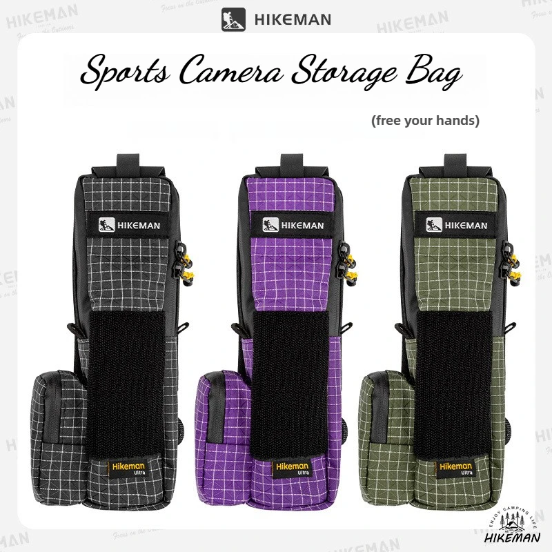 

Hikeman Sports Camera Storage Bag Tools Outdoor Hiking Camping Handheld Camera Bag Backpack Equipment Accessories Men Women