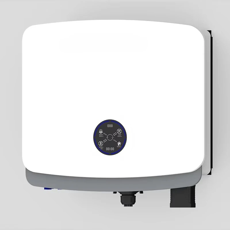 12kW ثلاث مراحل العاكس الهجين IP66 تصنيف لنظام تخزين الطاقة الشمسية في الهواء الطلق التشغيل المتوازي المدعوم