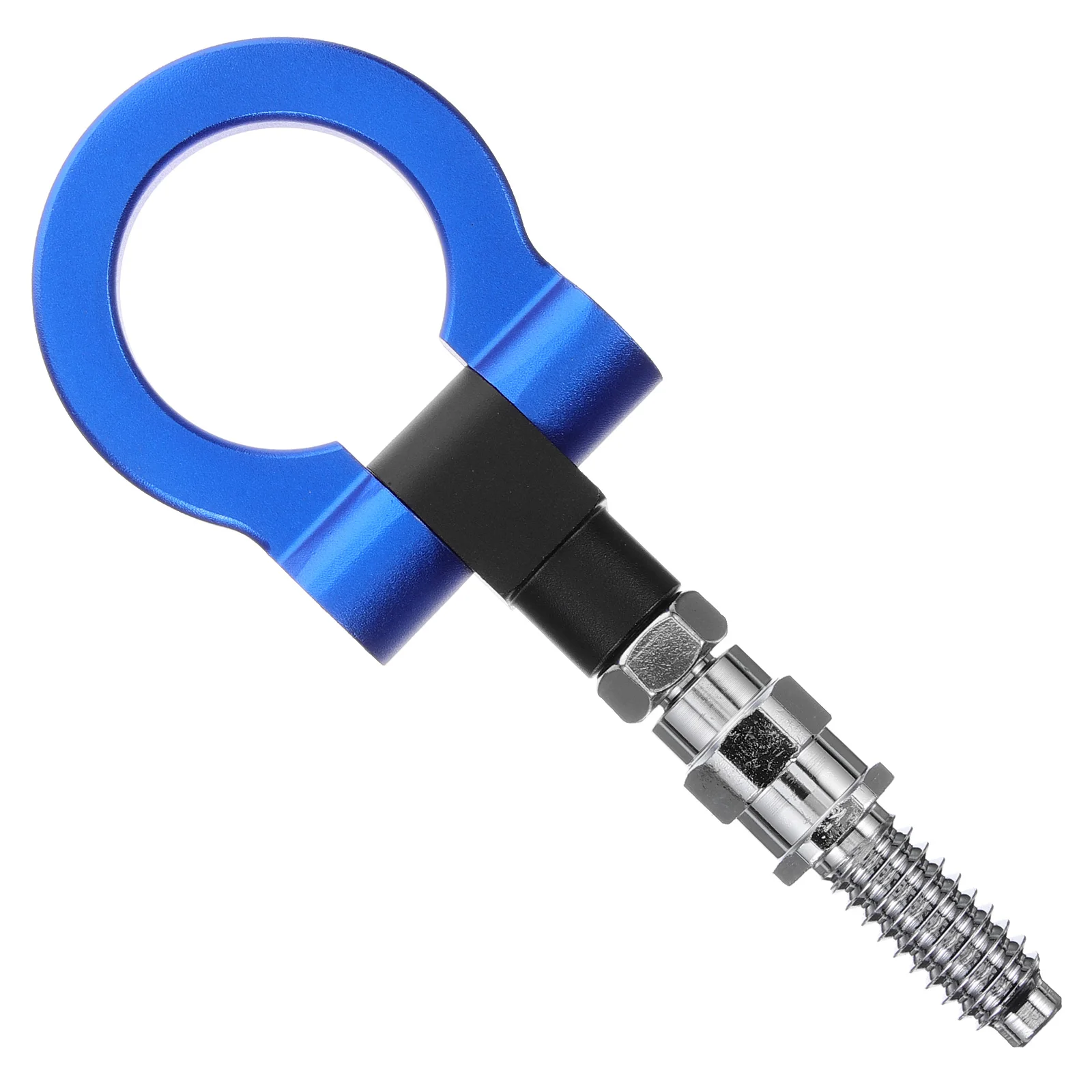 

Aluminum Alloy Car Tow Front Bumper Trailer Ring Towing Hook Easy Installation Foldable Off Road Accessories