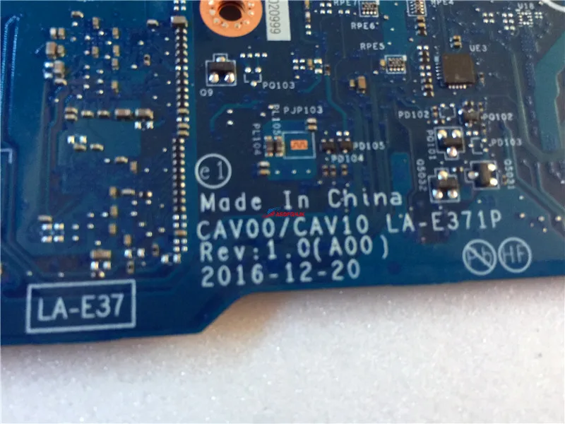 Original For Dell Latitude 3189 Laptop Computer Motherboard 01j31p cav00 cav10 la-e371p  Test OK