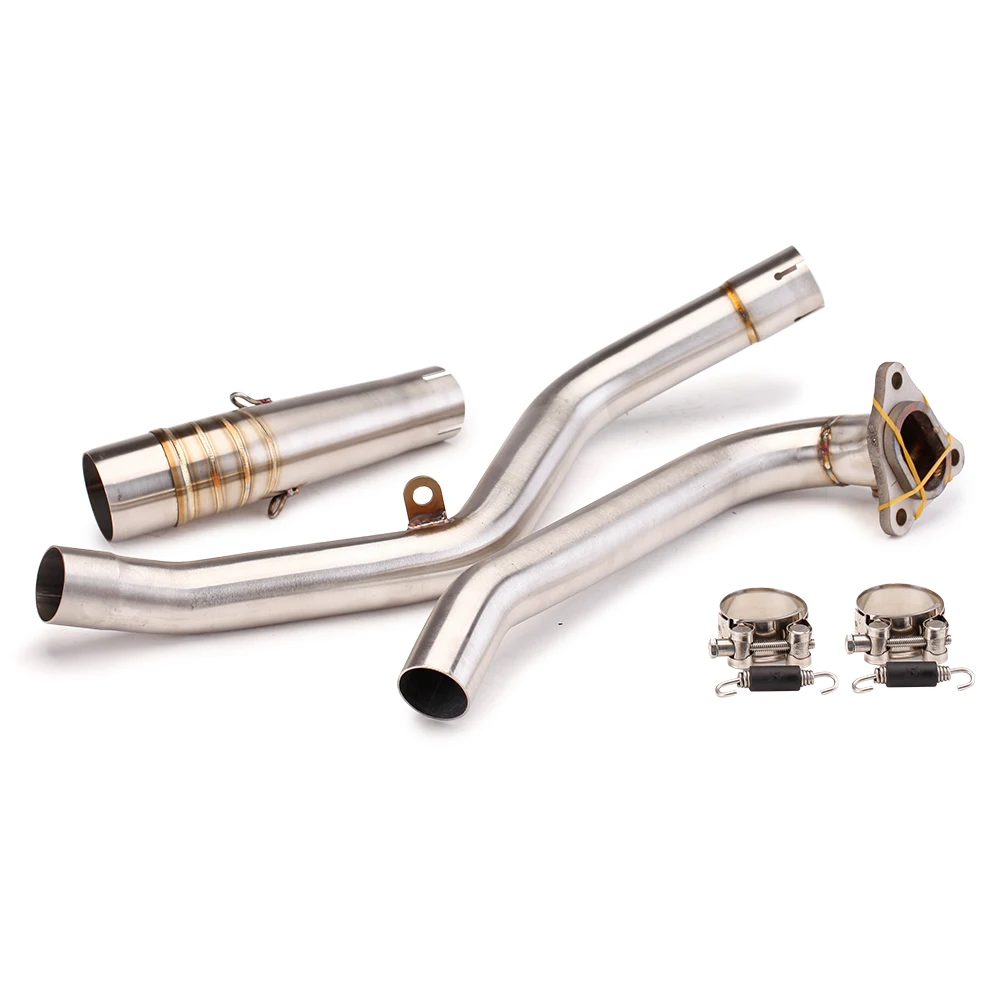 

Надеваемая трубка для Honda NC700X NC700S NC750X NC750S NC750 NC700 2012-2022, выхлопная система мотоцикла, передняя средняя соединительная труба