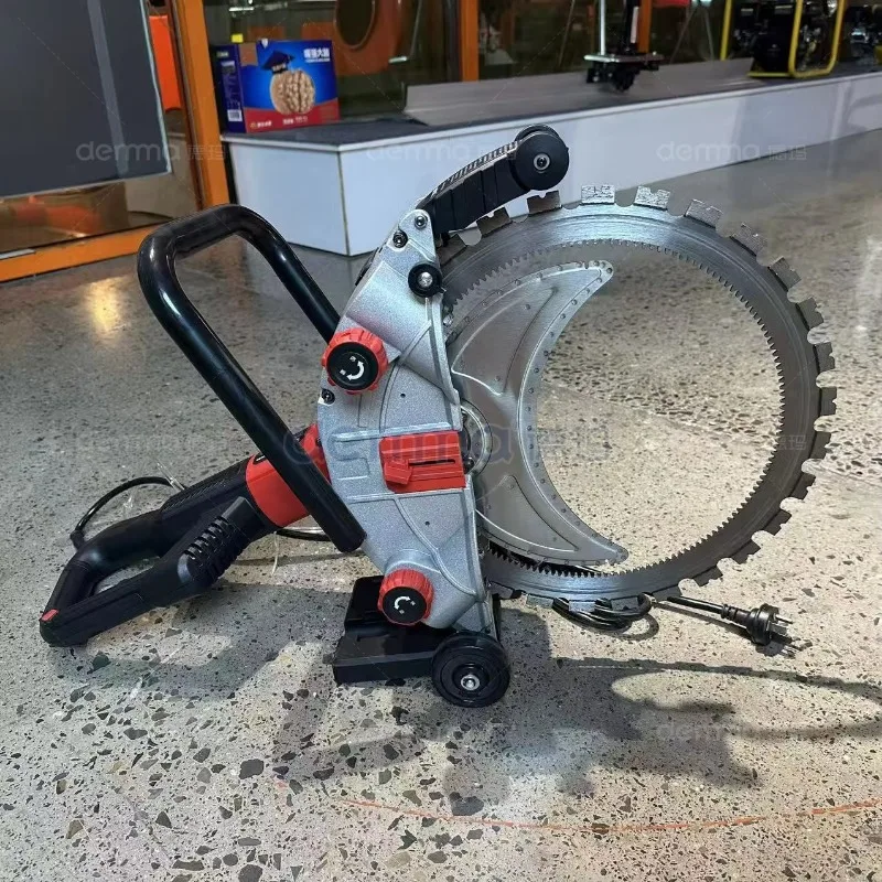Por  Brushless Ring Saw Machine Concrete Wall Cutter Handheld Easy Carry Cutting Tool for Construction