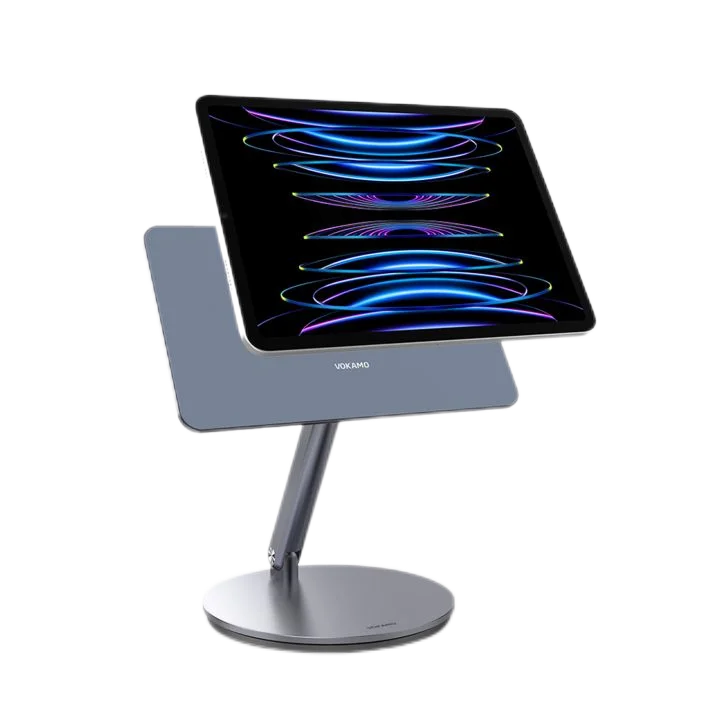 

Alloy Magnetic Stand for iPad Pro 12.9 Adjustable Desk Holder for iPad Pro 11 Inch 360 Rotation Magnetic Tablet Holder for iPad
