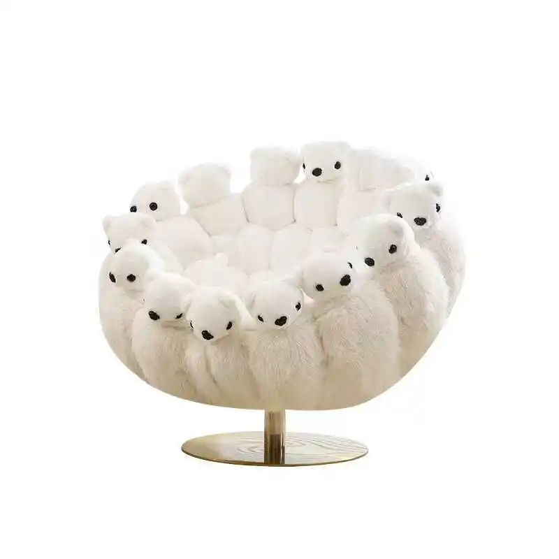 

Balcony single leisure chair designer living room lazy sofa chair animal doll lazy chair