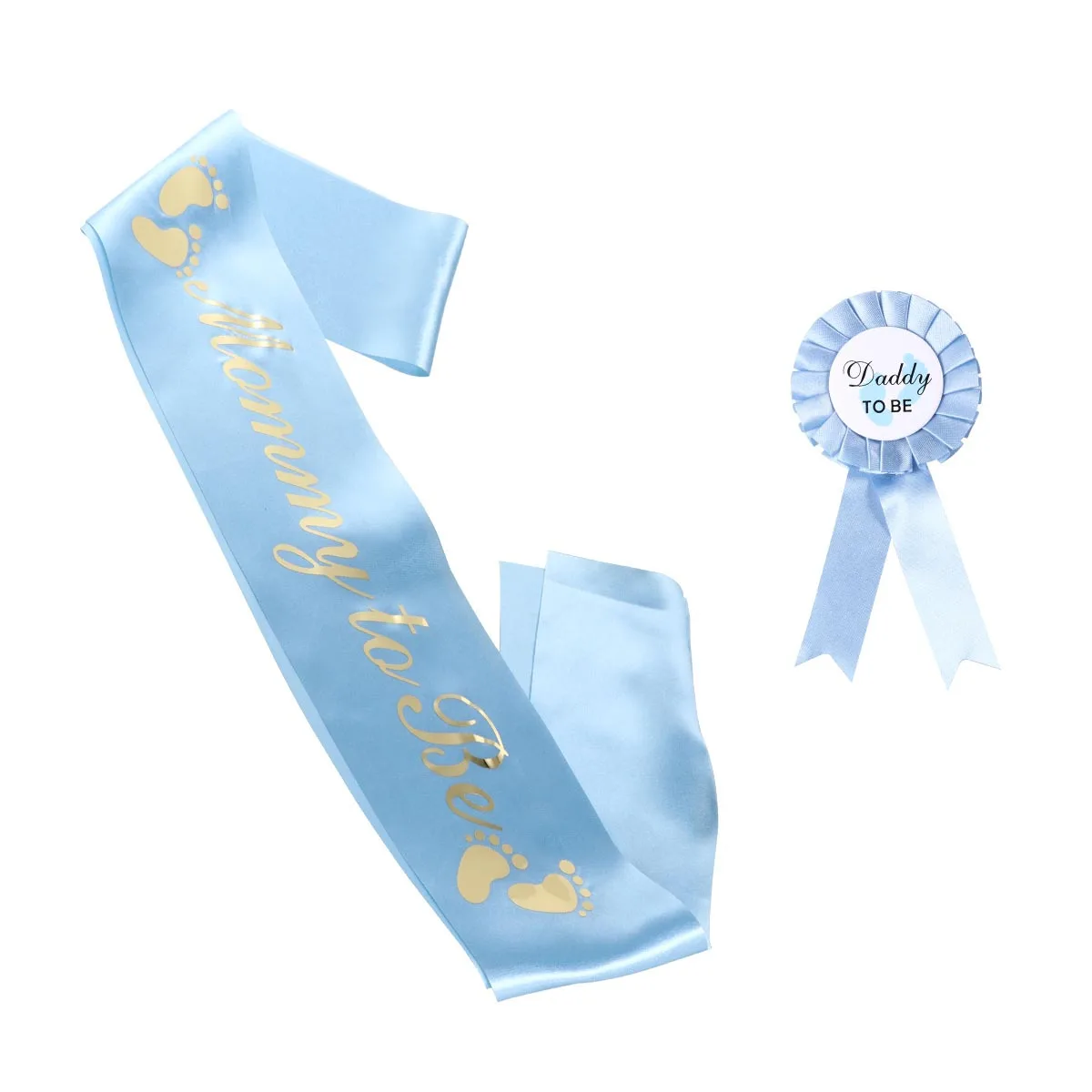 Sash Breastpin Set Letter Print Etiquette Belt For Daddy To To Be Celebration Decor Accessories
