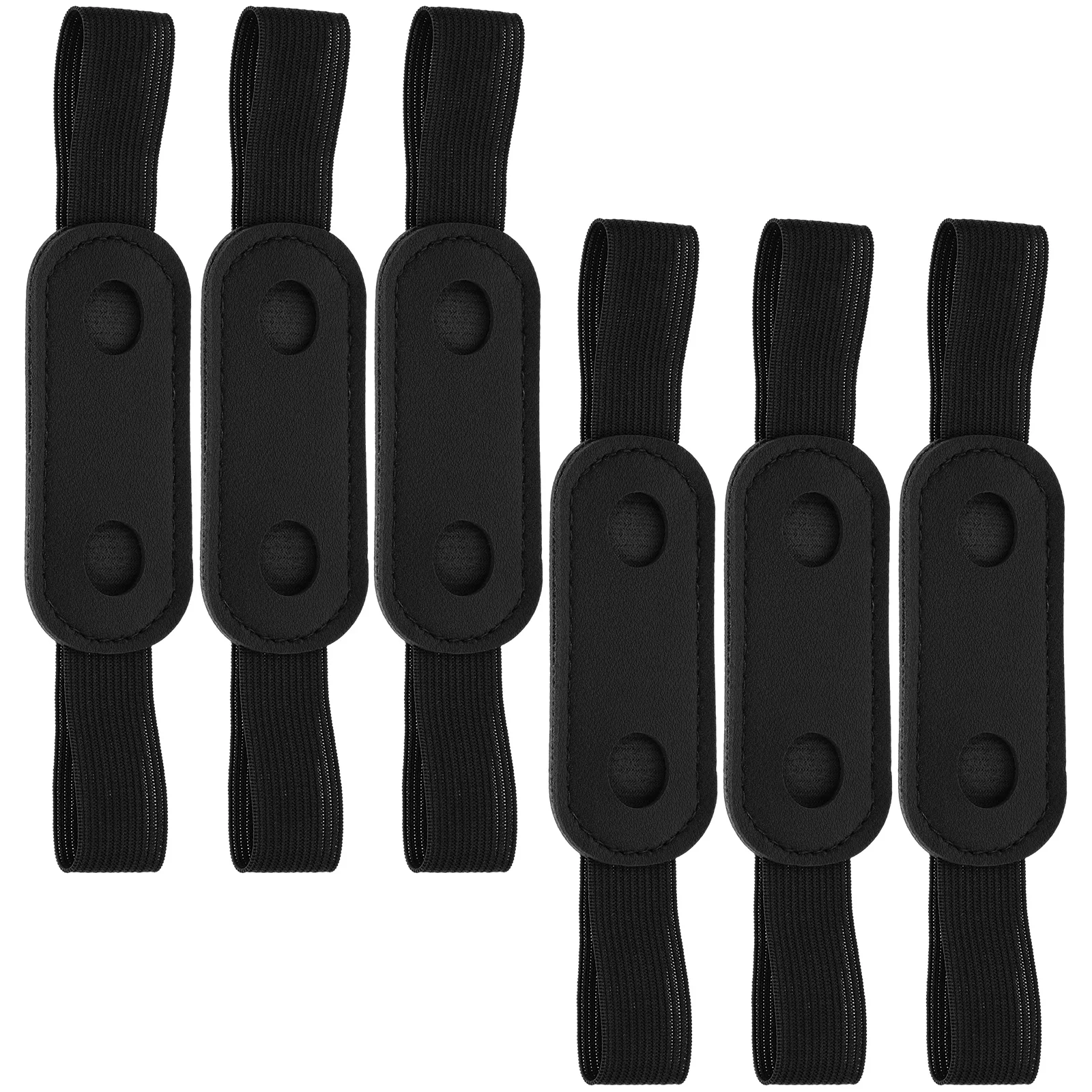 6 قطعة الحقيبة ل دفتر مجلة حامل قلم شريط مرن بولي Pen القلم حقيبة التخزين لرحلة عمل مكتب مخطط #6