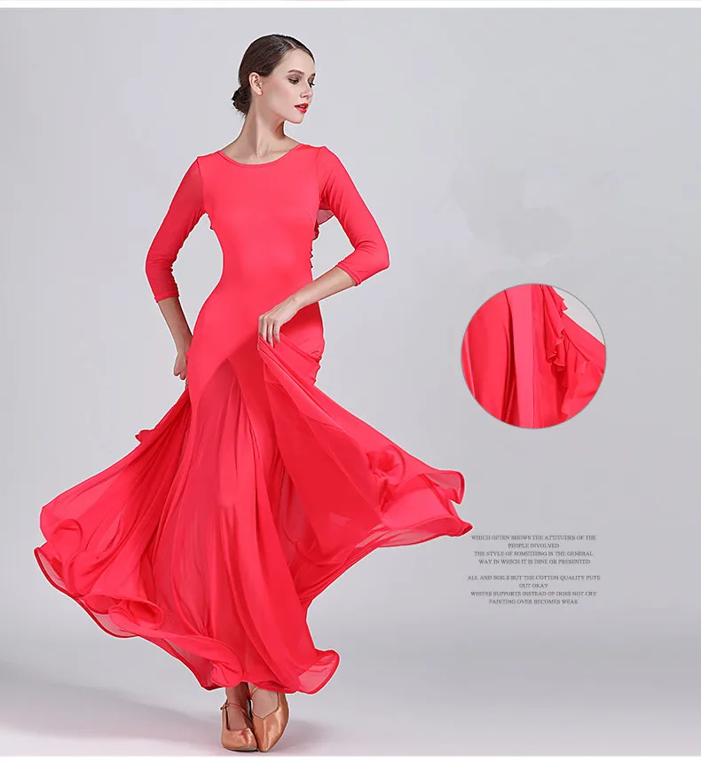 sexy lady Ballroom Dance Competition Dresses Women Standard Ballroom Waltz Dress Waltz Tango stage danc Costume dresses in stock