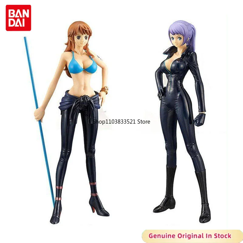 BANDAI Original DXF ONE PIECE FILM GOLD Karina Nami THE GRANDLINE LADY Character Action Model Desktop Ornaments
