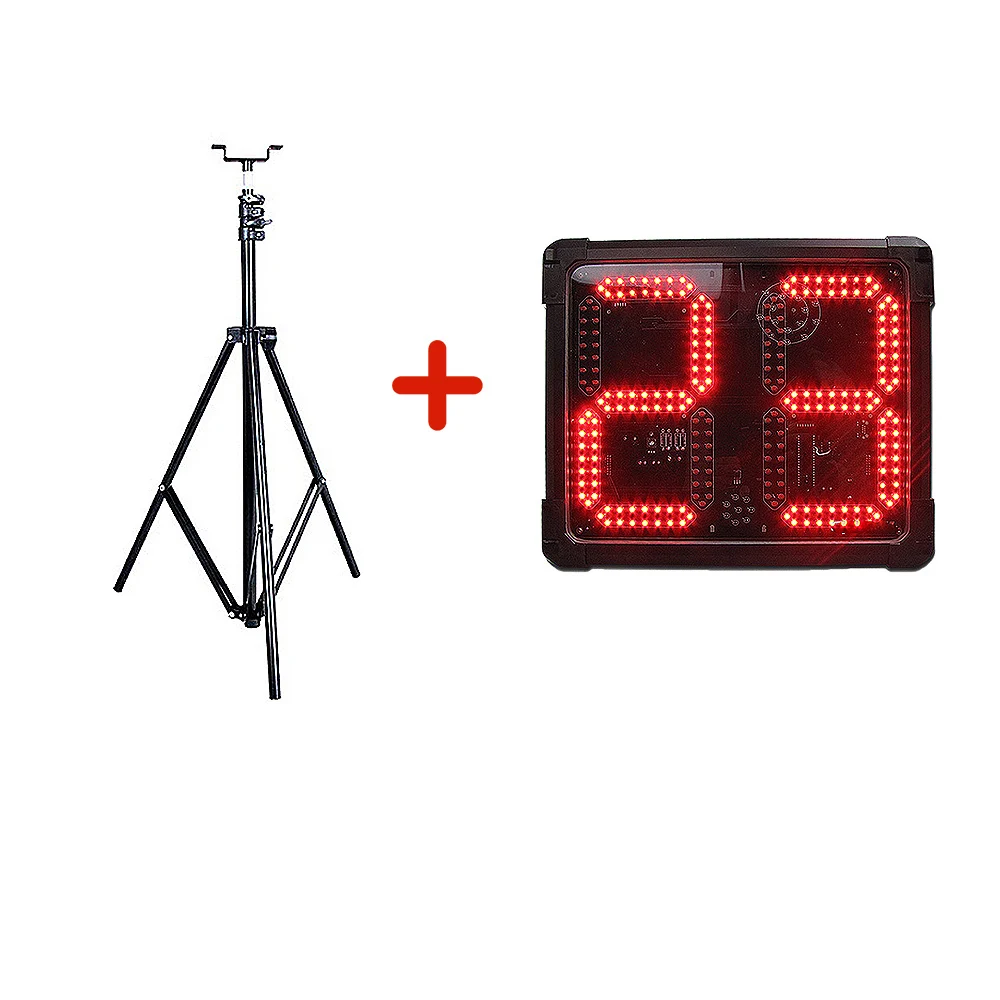 LED Count Up Countdown Counter, Electronic Display, Waterproof, 24S Seconds, Basketball Shot Clock, 8 Inch, 2 Digits