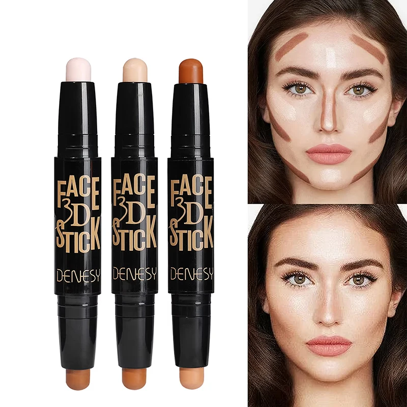 顔そばかすダブルヘッドコンシーラーペン長期的な白くまコレクター輪郭アイスティックペンシル化粧品