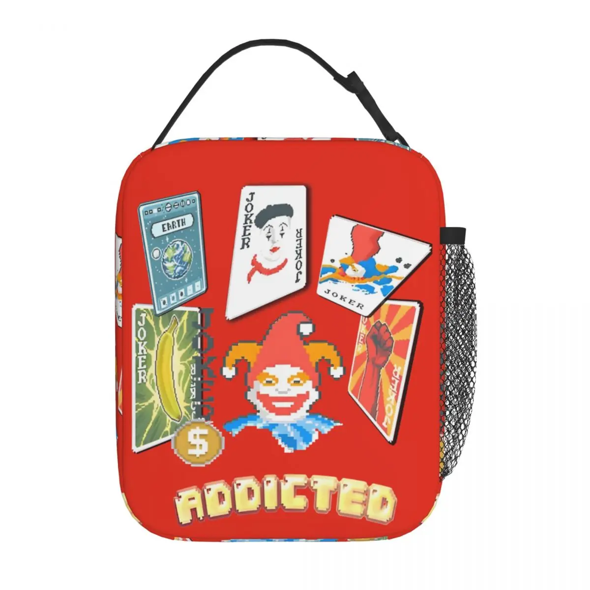 

Addicted Balatro Insulated Lunch Bags Thermal Bag Lunch Container Leakproof Tote Lunch Box Bento Pouch Work Outdoor