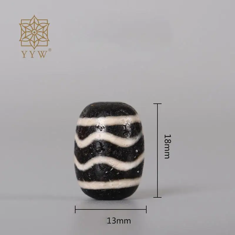 Natural Tibetan Agates Onyx Dzi Bead Tibetan Aqua Dzi For Diy Craft Bracelet Necklace Jewelry Making Loose Spacer Beads 1pc