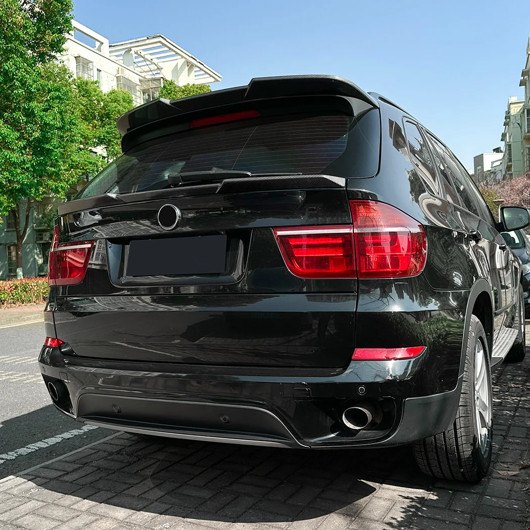 

Подходит для BMW X5 E70 2008-2013 лезвие центральное крыло хвостовой спойлер внешняя трансграничная модификация