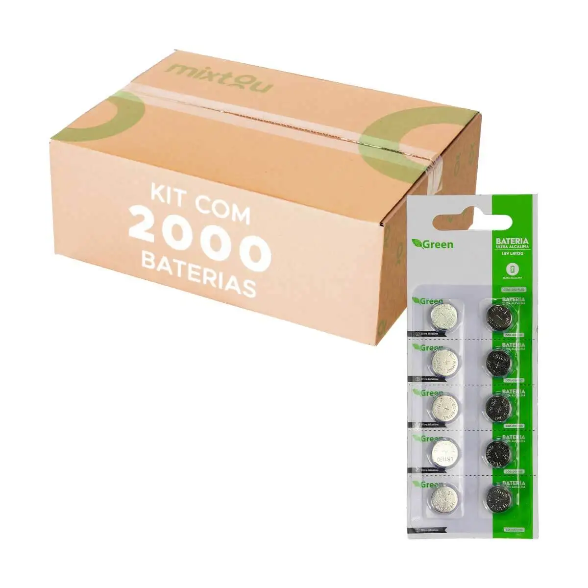 2000X Batteries Lr1130 Lr54 Ag10 Batteries-Very Llast Alkaline +