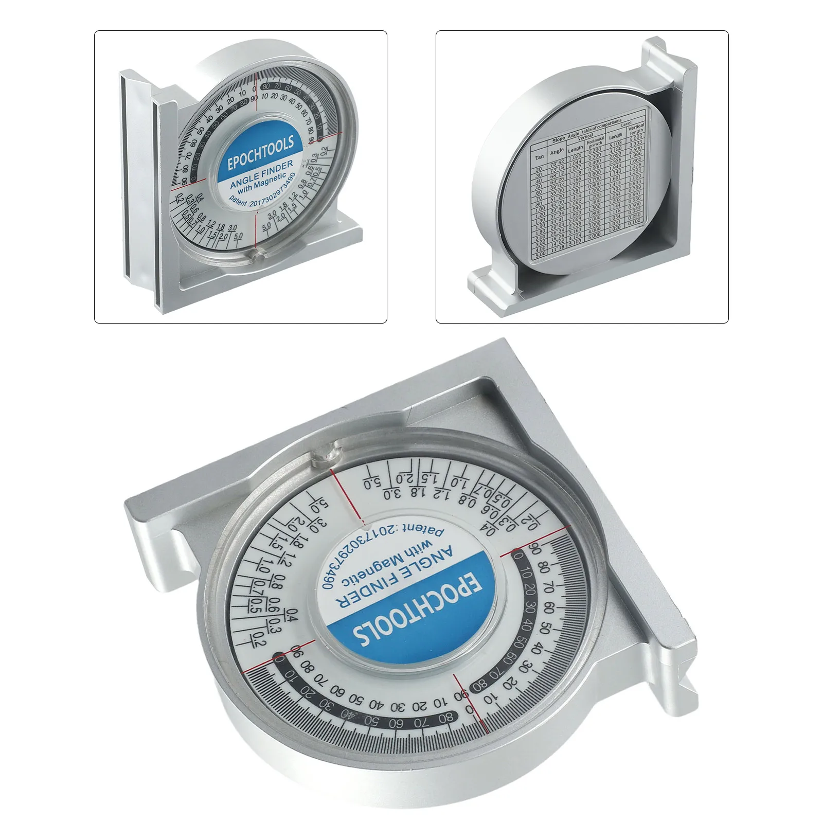 Inclination Level Magnetic Angle Positioner Locator Measuring Inclinometer Gauge Portable Slope Level Meter Finder Protractor