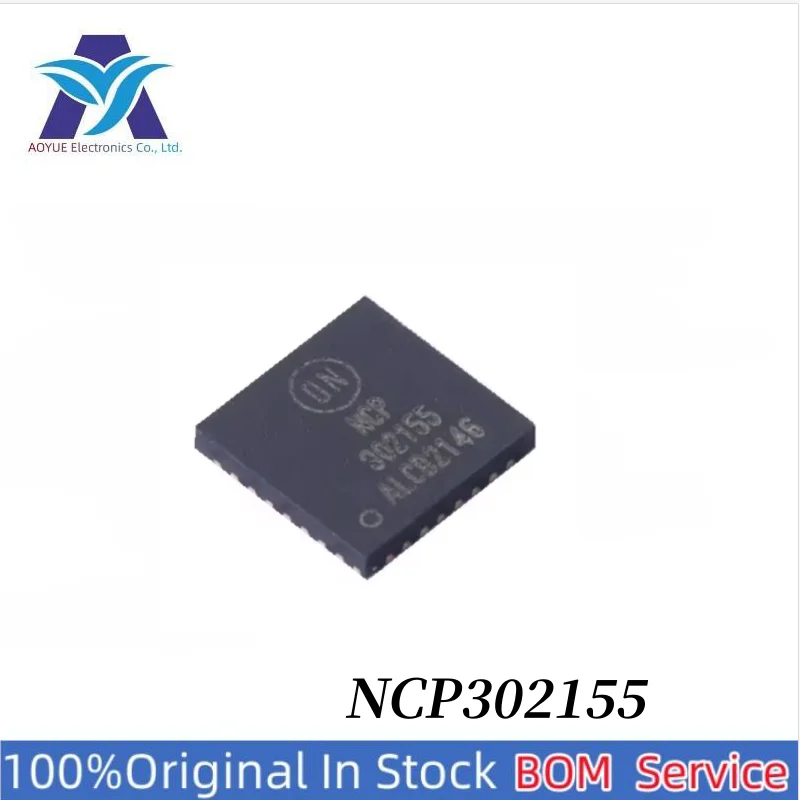 1-10pcs/lot Brand new NCP302155 NCP302155MNTWG NCP 302155 QFN-31 55A Integrated drivers MOSFETs Gate drive ic Chips