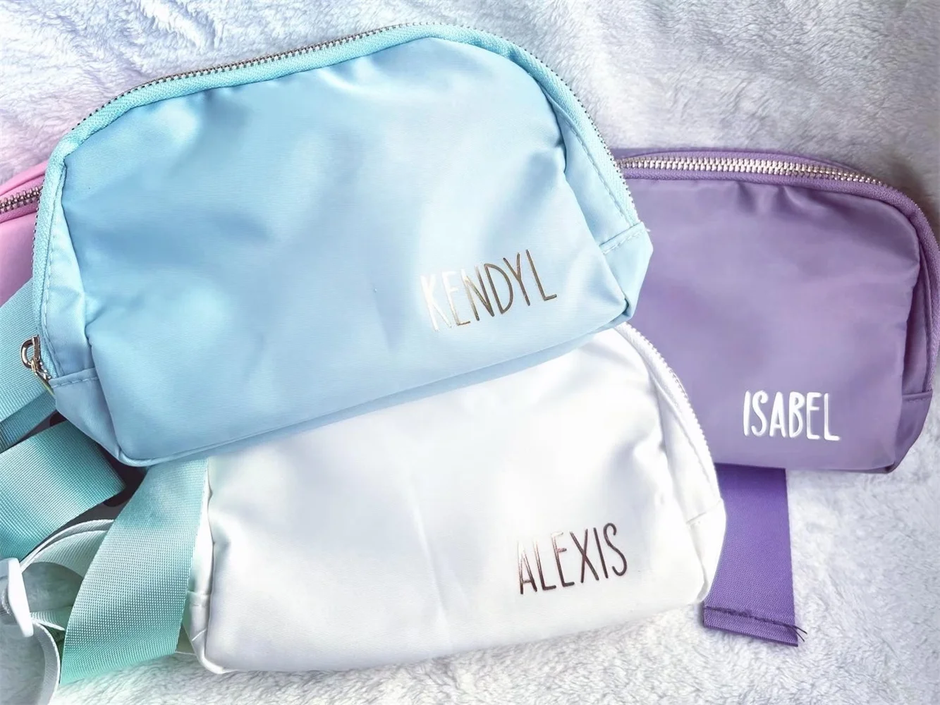 Belt Bag | Fanny Pack | Personalized Belt Bags | Matching Fanny Packs | Bridesmaids Belt Bags | Custom Waist bags | Bridesmaid G