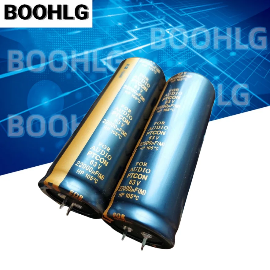 1PCS 63V 22000UF new fever amplifier audio audio electrolytic capacitor 35X100 2 feet