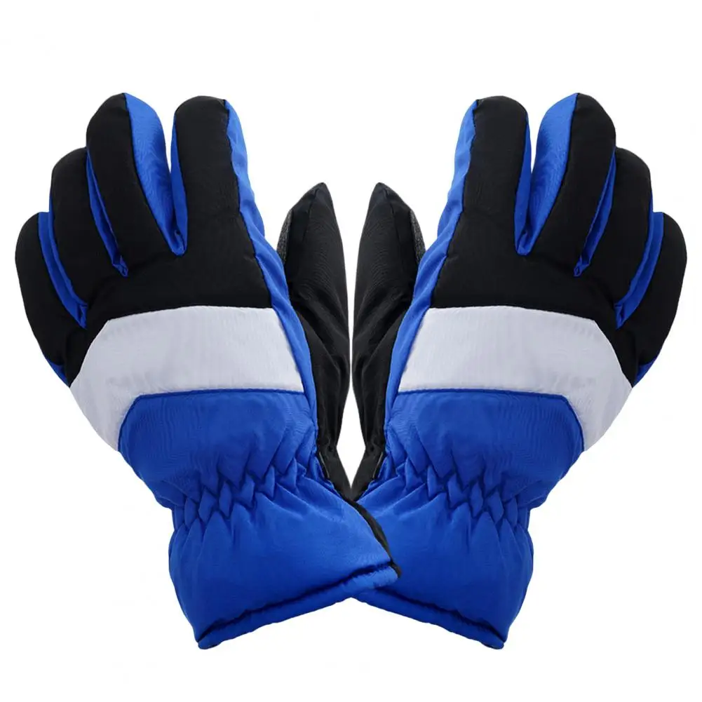 Unisex Motorcycle Gloves 1 Pair Stylish Anti Slip Palm Men Women  Water Resistant Full Finger Ski Gloves for Outdoor Sports