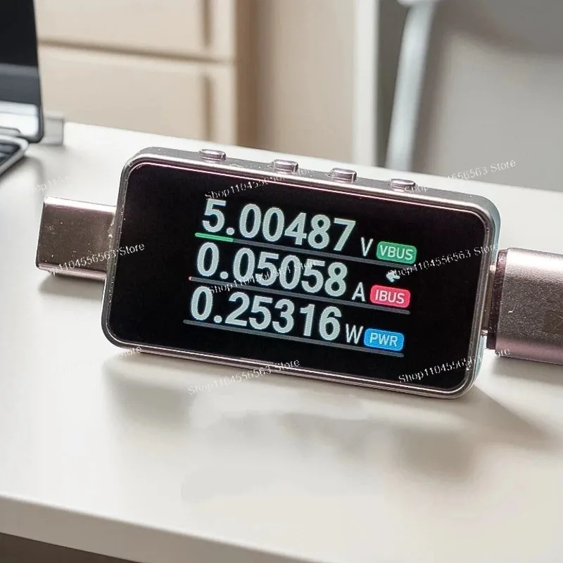 Testing Instrument Color Screen Fast Charging Multi Function Detector RK-C1 8A Voltage Ammeter Gravity Rotation Tester